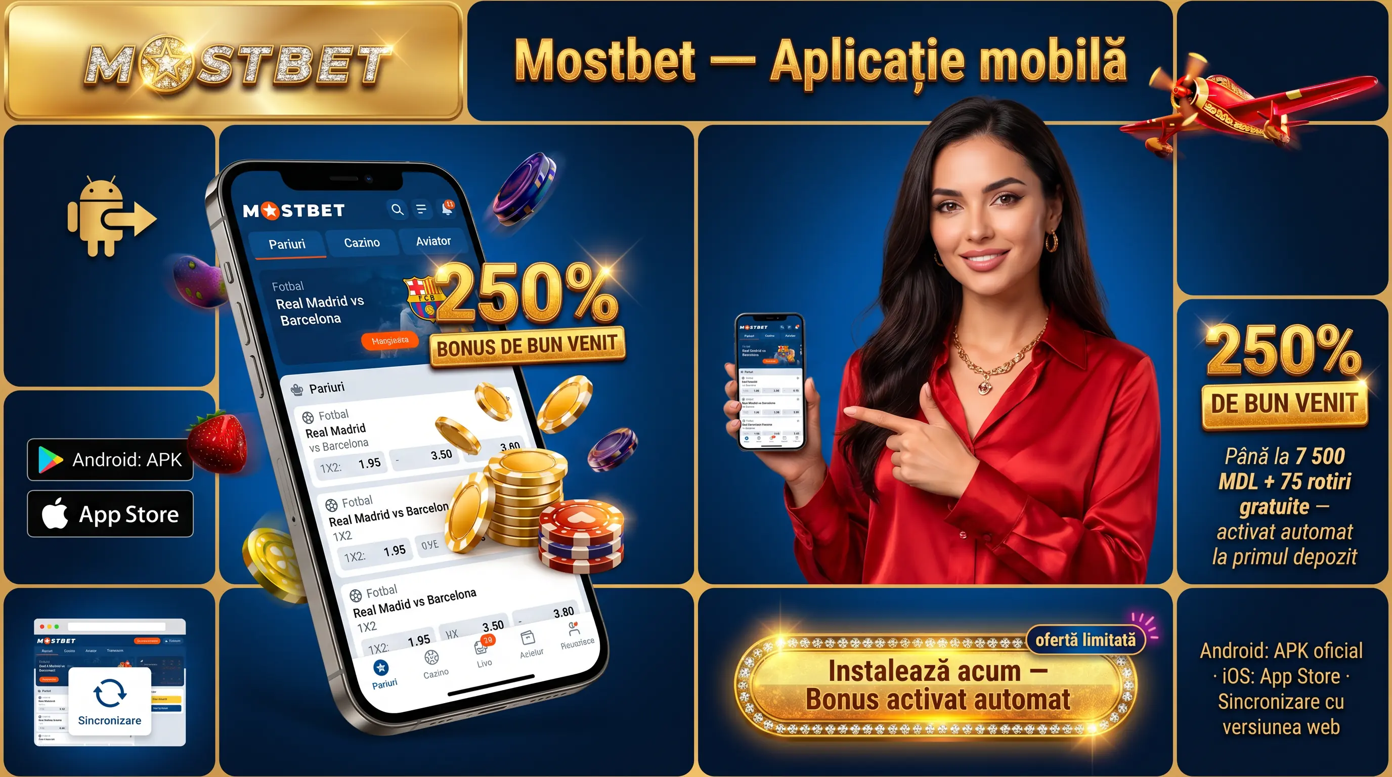 Aplicația Mostbet MD pentru Android și iOS
