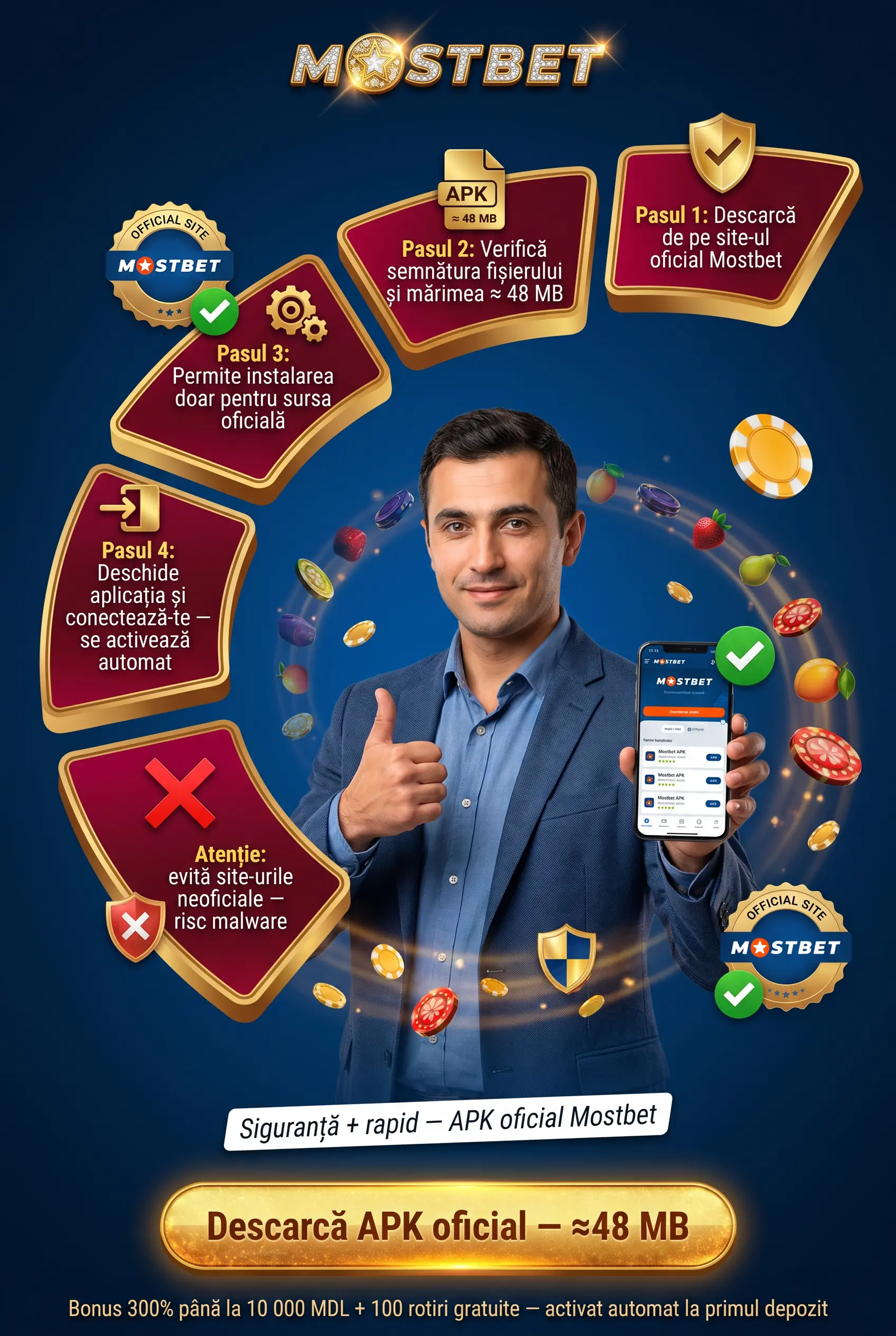 Descărcarea fișierului APK Mostbet pe Android