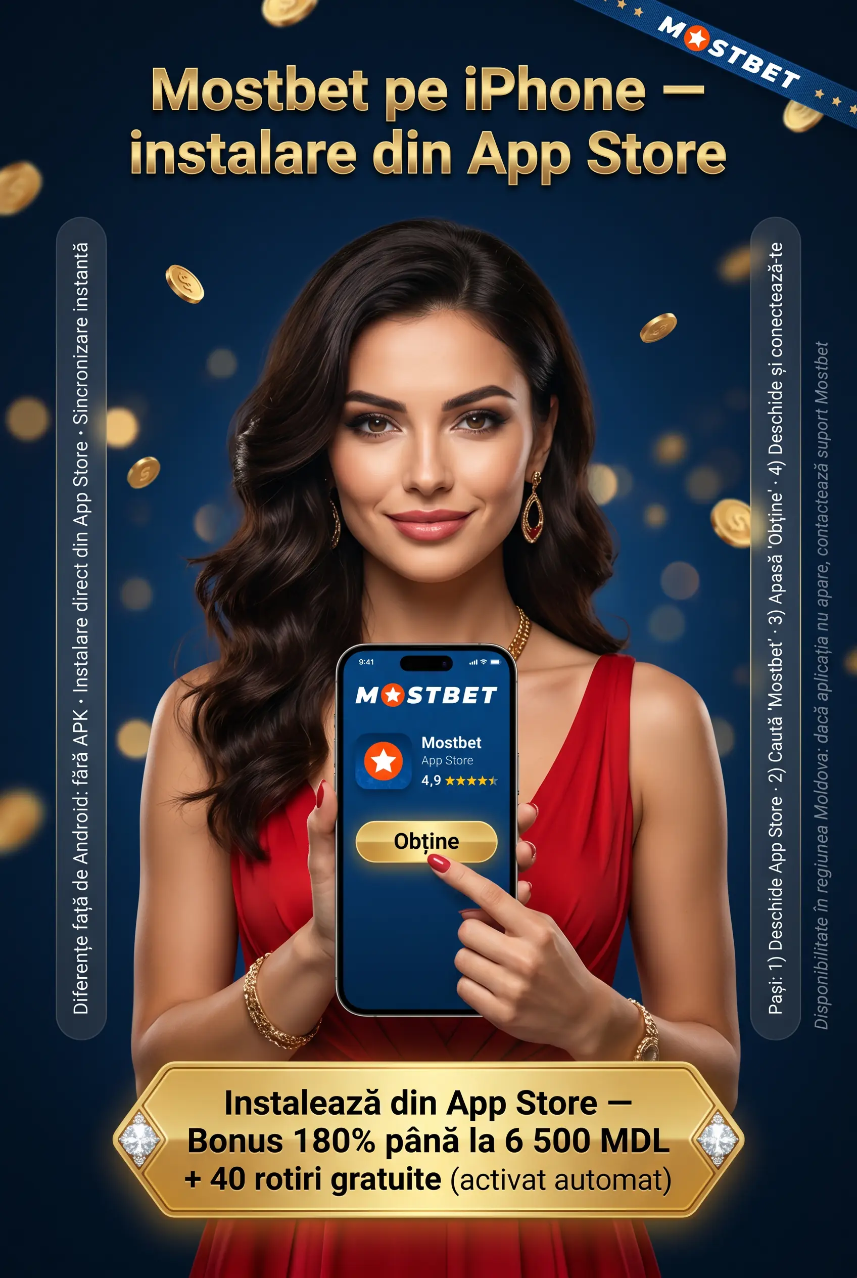 Instalarea Mostbet pe iPhone prin App Store
