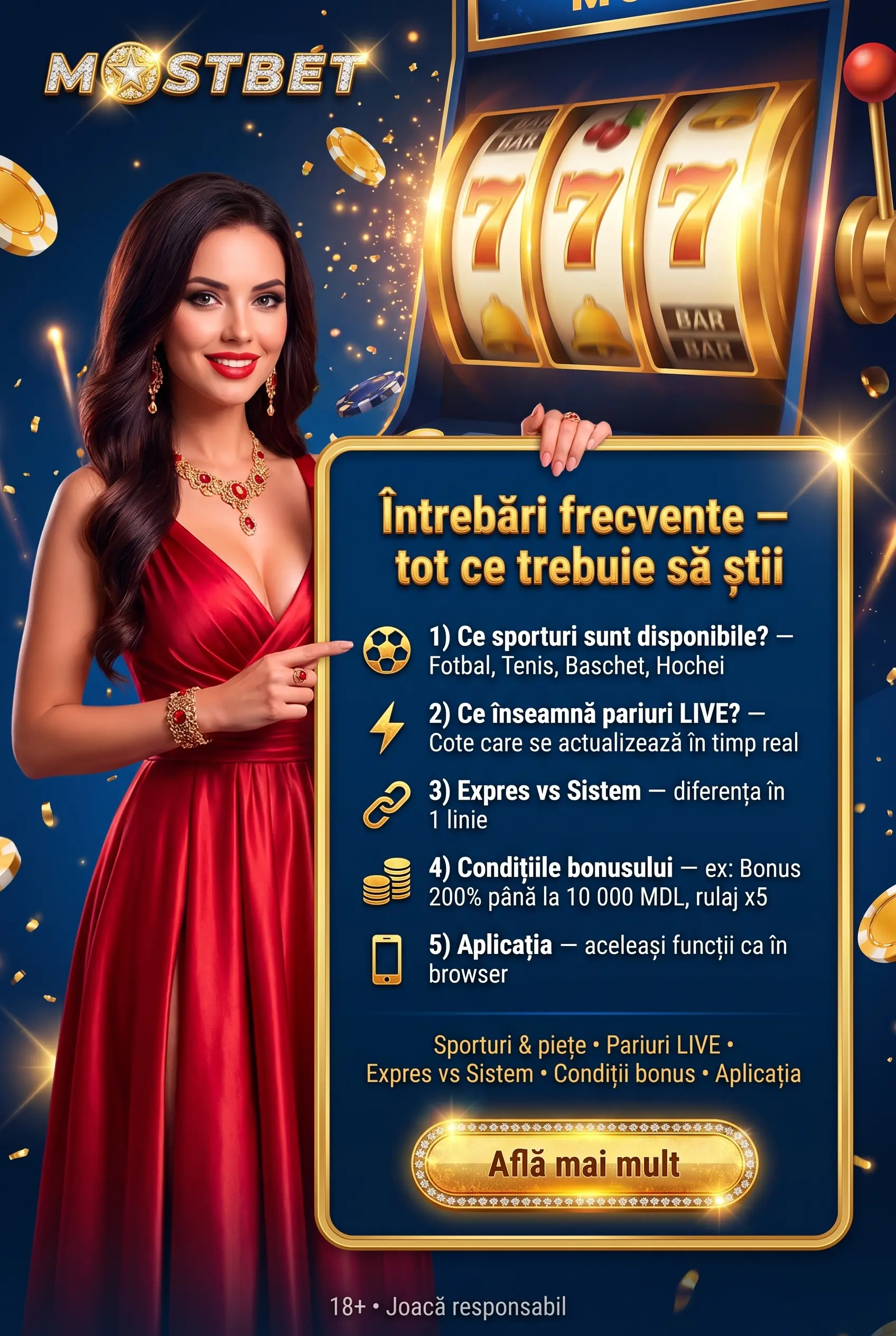 Întrebări despre pariuri sportive Mostbet