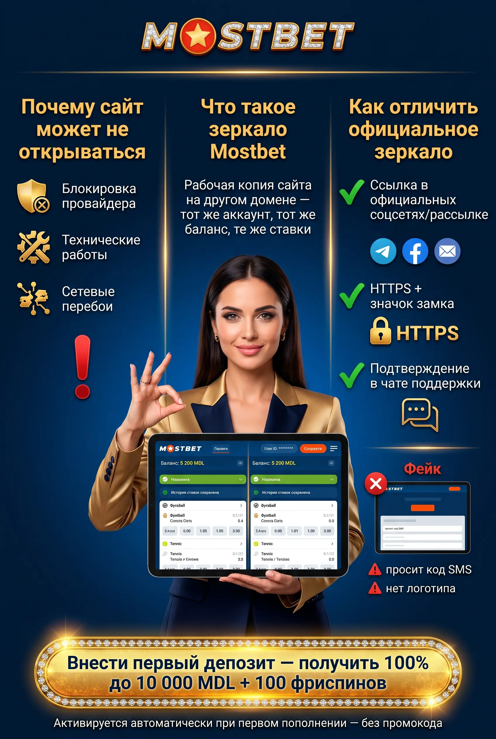 Зеркало Mostbet: главное в таблице